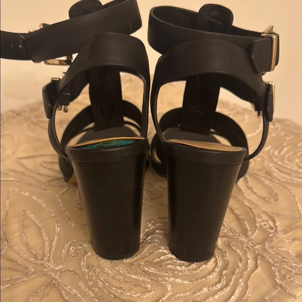 INC International Concepts Black  block Heels - Picture 7 of 12